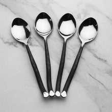 Load image into Gallery viewer, Twig Coffee/Desert Spoon 4 Set