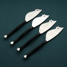 Load image into Gallery viewer, Twig Ratoncito Cheese Spreader/Knife 4 Pc. Set