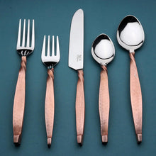 Load image into Gallery viewer, Twisted Urban Flatware, 5-Pc. Place Setting