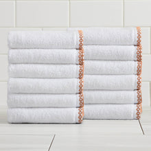Load image into Gallery viewer, Cotton Border-Stitched 6-Piece Towel Set - Valery Collection