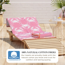 Load image into Gallery viewer, Cotton Velour Beach Towel - Maui Collection
