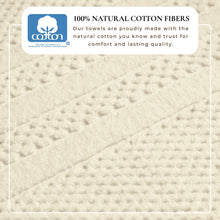 Load image into Gallery viewer, 100% Cotton Checkered Jacquard Bath Towel Set - Giuliana Collection