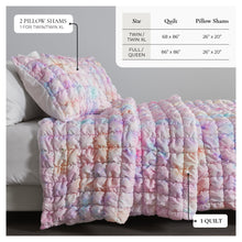 Load image into Gallery viewer, Puff Marshmallow Texture Quilt Set - Marshmallow Collection