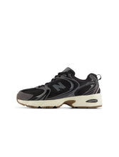 Load image into Gallery viewer, New Balance Big Kids 530 Running Shoes - Black/Gum