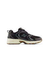 Load image into Gallery viewer, New Balance Big Kids 530 Running Shoes - Black/Gum
