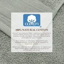 Load image into Gallery viewer, Cotton Linen-Like Border 6-Piece Towel Set - Priya Collection