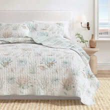 Load image into Gallery viewer, Coastal Printed Cotton Quilt Set - Santa Barbara Collection