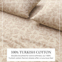 Load image into Gallery viewer, Turkish Cotton Flannel Sheet Set - Elevated Lodge Collection