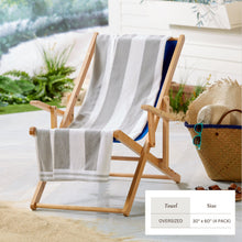 Load image into Gallery viewer, Striped Cabana Beach Towel - Edgartown Collection