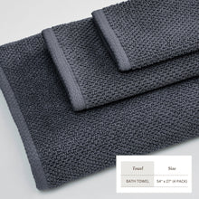 Load image into Gallery viewer, Cotton Textured Bath Towel Set - Acacia Collection