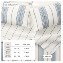 Load image into Gallery viewer, Stripe Quilt - Wesley Collection
