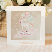 Load image into Gallery viewer, Personalized Acrylic Box - Unicorn