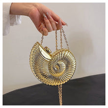 Load image into Gallery viewer, Unique Chic Conch Shell Inspired Clutch Bag (MAC311)