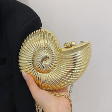 Load image into Gallery viewer, Unique Chic Conch Shell Inspired Clutch Bag (MAC311)