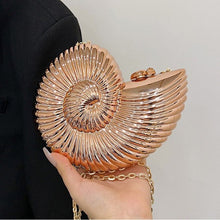 Load image into Gallery viewer, Unique Chic Conch Shell Inspired Clutch Bag (MAC311)