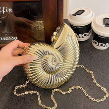 Load image into Gallery viewer, Unique Chic Conch Shell Inspired Clutch Bag (MAC311)