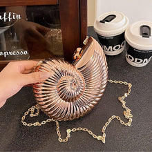 Load image into Gallery viewer, Unique Chic Conch Shell Inspired Clutch Bag (MAC311)