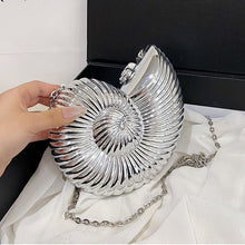 Load image into Gallery viewer, Unique Chic Conch Shell Inspired Clutch Bag (MAC311)