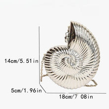 Load image into Gallery viewer, Unique Chic Conch Shell Inspired Clutch Bag (MAC311)