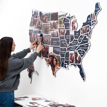 Load image into Gallery viewer, USA Photo Map Midnight
