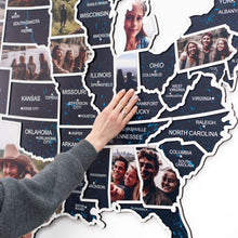 Load image into Gallery viewer, USA Photo Map Midnight