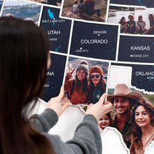 Load image into Gallery viewer, USA Photo Map Midnight