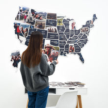 Load image into Gallery viewer, USA Photo Map Midnight