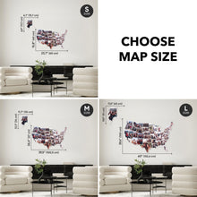 Load image into Gallery viewer, USA Photo Map Pastel