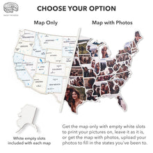 Load image into Gallery viewer, USA Photo Map Pastel