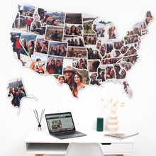 Load image into Gallery viewer, USA Photo Map Midnight