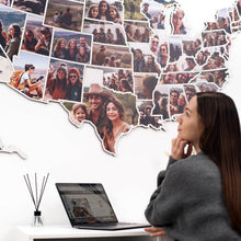 Load image into Gallery viewer, USA Photo Map Midnight