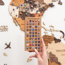 Load image into Gallery viewer, USA Flags Push Pins