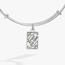 Load image into Gallery viewer, UNO™ “Trust No One” Charm Bangle