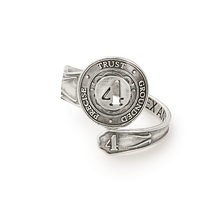 Load image into Gallery viewer, Number 4 Spoon Ring | Precise, Trust, and Grounded