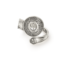 Load image into Gallery viewer, Number 9 Spoon Ring | Worldly, Kind, and Noble