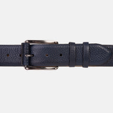 Load image into Gallery viewer, The Draco Navy Calfskin Belt