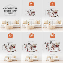 Load image into Gallery viewer, 3D Luminous Colored Wooden World Map Urban
