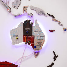Load image into Gallery viewer, 3D LED / LUMINOUS Wooden World Map 3.0 Urban