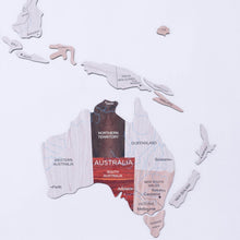 Load image into Gallery viewer, 2D Wooden World Map Urban