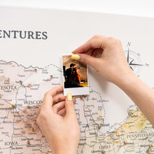 Load image into Gallery viewer, Wooden Canvas USA Map -  Colorful