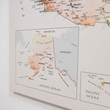 Load image into Gallery viewer, Wooden Canvas USA Map -  Colorful