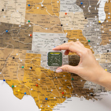 Load image into Gallery viewer, Wooden Canvas USA Map - Desert