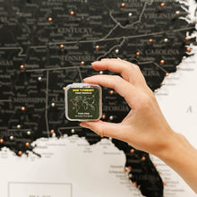 Load image into Gallery viewer, Wooden Canvas USA Map - Onyx