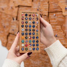Load image into Gallery viewer, Wooden 3d Map of USA - Oak