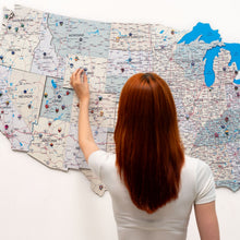 Load image into Gallery viewer, Wooden USA Map