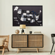 Load image into Gallery viewer, 3D Wooden USA Map on Board Nordik