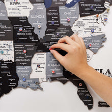 Load image into Gallery viewer, 3D Wooden USA Map on Board Nordik