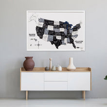 Load image into Gallery viewer, 3D Wooden USA Map on Board Nordik