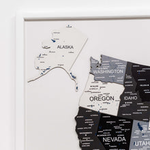Load image into Gallery viewer, 3D Wooden USA Map on Board Nordik