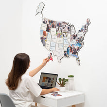 Load image into Gallery viewer, USA Photo Map Pastel